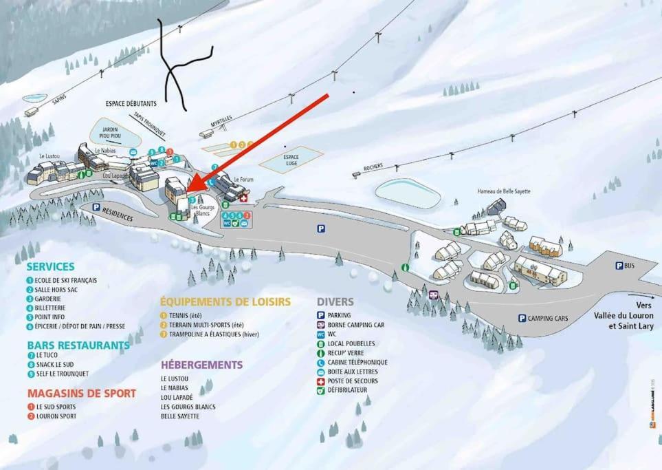 Appartement T4 8 Couchages Spacieux Et Cosy Au Pied Des Pistes Génos Eksteriør bilde