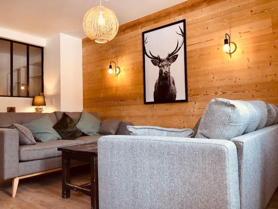 Appartement T4 8 Couchages Spacieux Et Cosy Au Pied Des Pistes Génos Eksteriør bilde